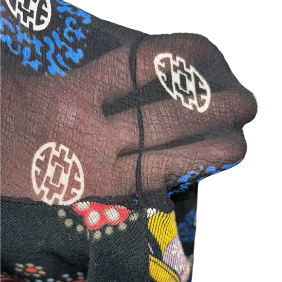 Custo Barcelona Long Sleeve Geisha Paisley Print Small - Picture 10 of 14